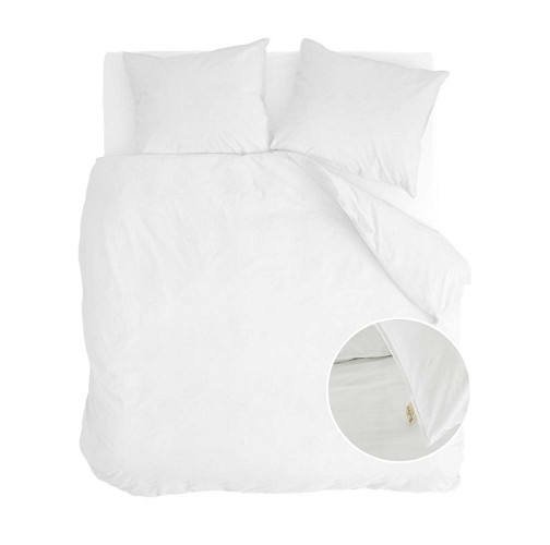 Walra Dekbedovertrek Vintage Cotton Wit