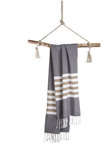 Walra Fouta Sunshade Happiness Off Black