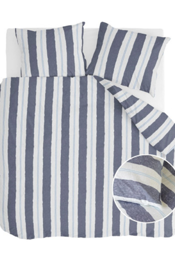 Walra Dekbedovertrek Remade Nautic Stripes Blauw