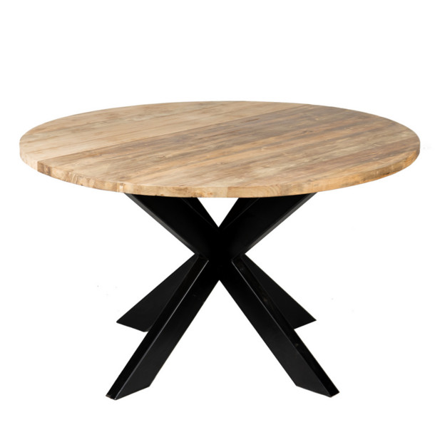 Teakhout tafel Rond 130cm