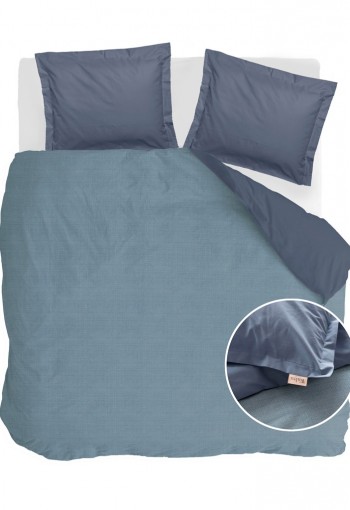 Walra Dekbedovertrek Vintage Club Blauw