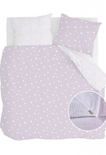 Walra Dekbedovertrek Little Daisies Lila