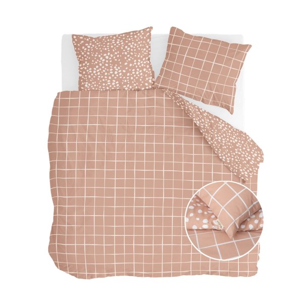 Walra Dekbedovertrek Remade Dots & Squares Terra