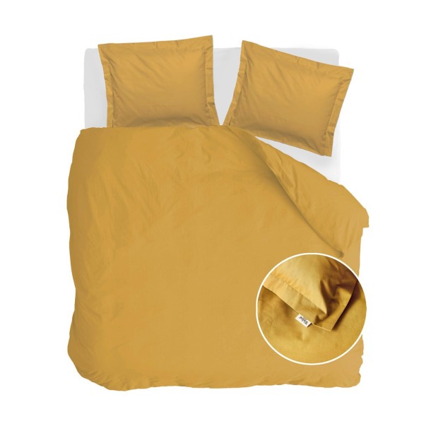 Walra Dekbedovertrek Forever Cotton Honing Mosterd