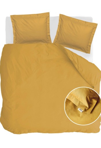 Walra Dekbedovertrek Forever Cotton Honing Mosterd